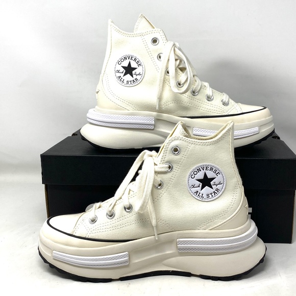 Converse Run Star Legacy CX Platform Shoes Canvas White Sneakers Women A00868C - Picture 2 of 14